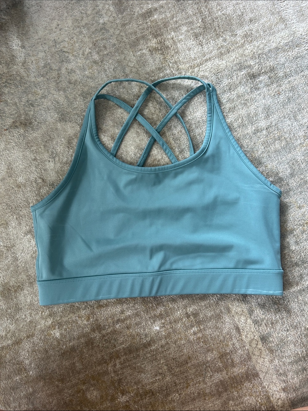 Threads 4 Thought Strappy Sports Bra - Teal